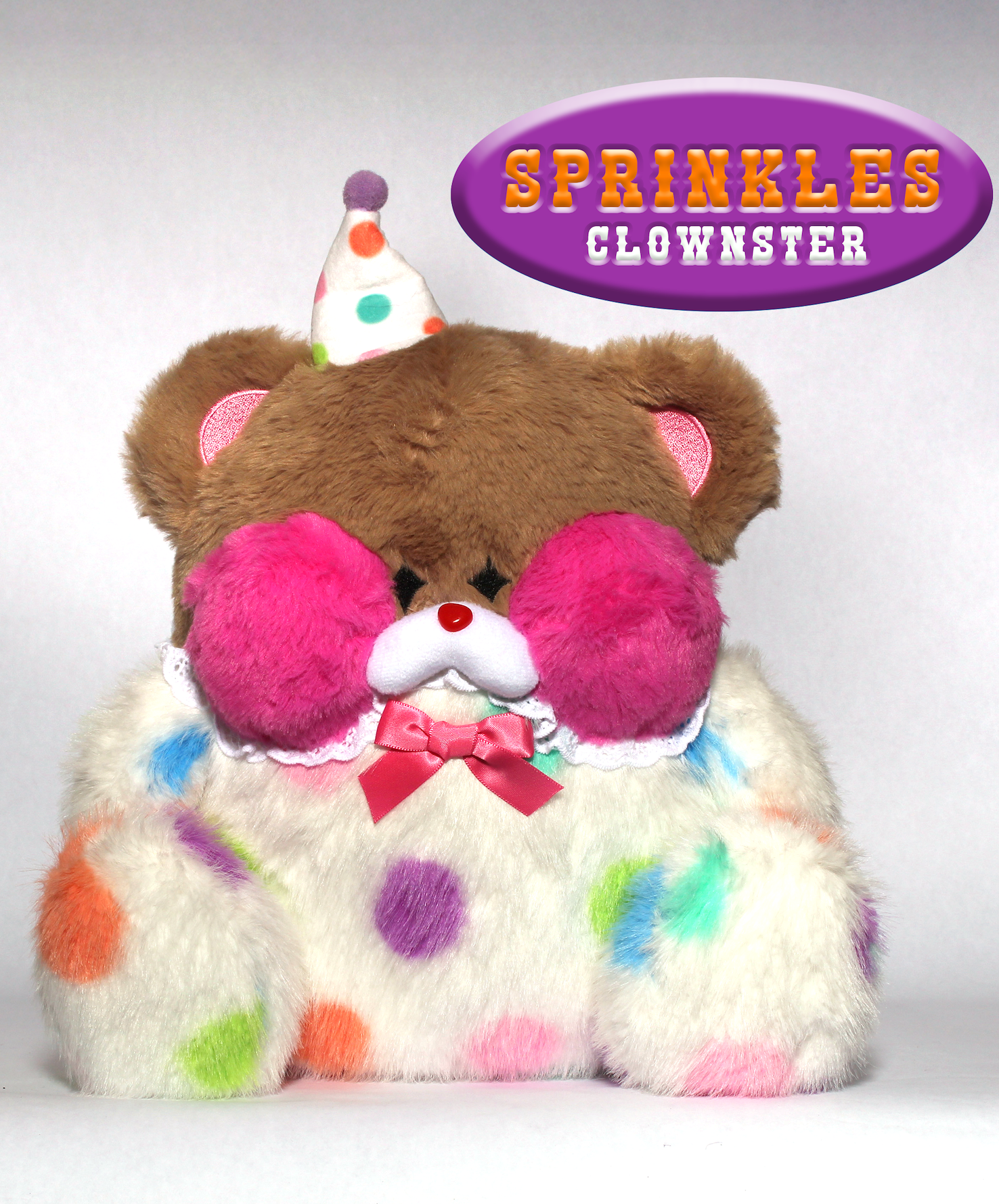 Sprinkles Clownster Snoozle – Plushie Love