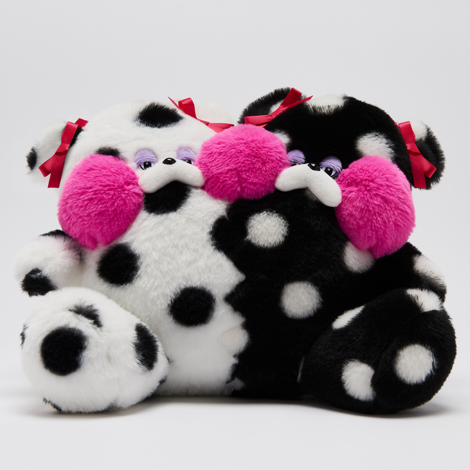 Heaven Polka Dot Double Teddy Snoozle – Plushie Love Heaven Polka Dot Double Teddy Snoozle – Plushie Love