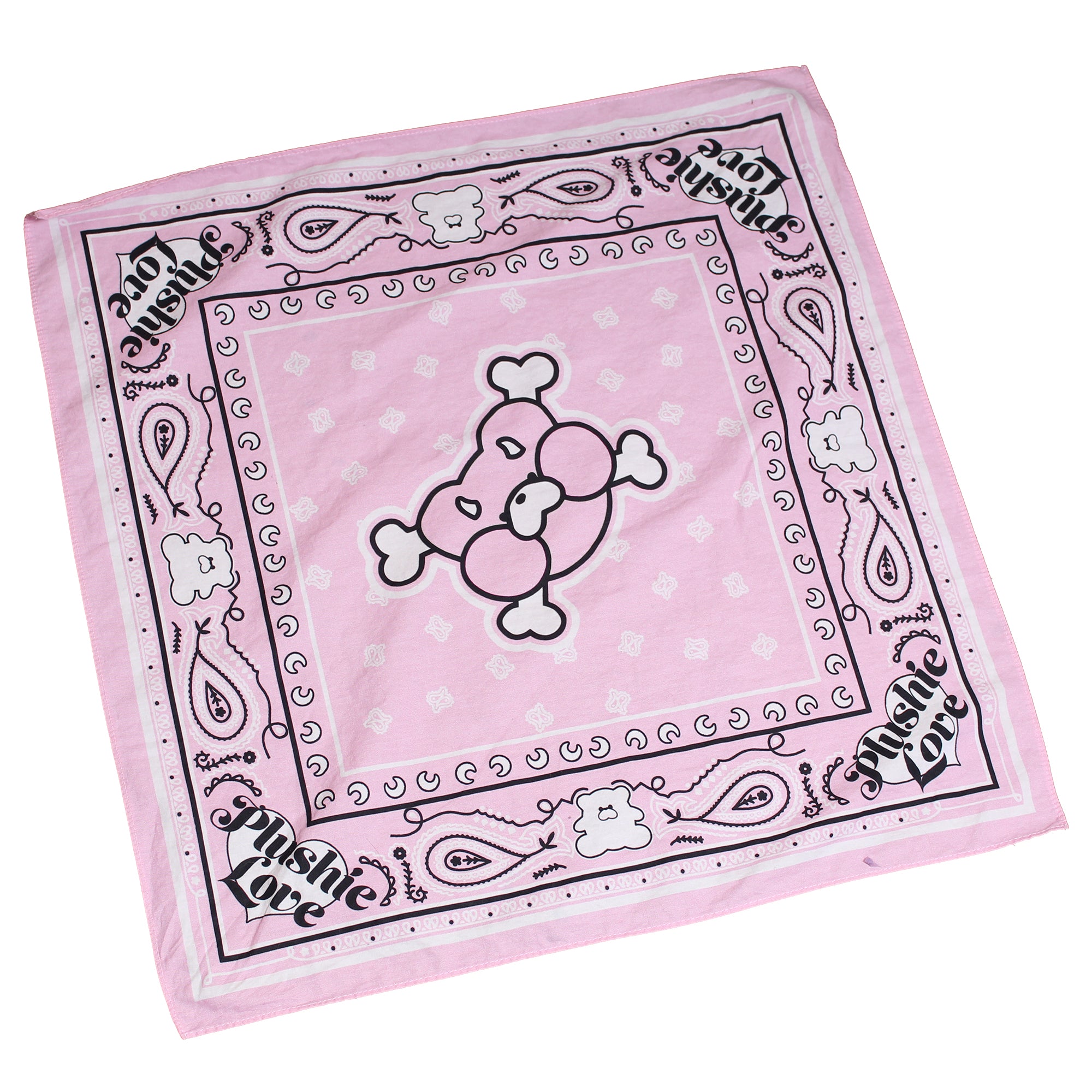 Pink Plushie Love Bandana