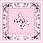 Pink Plushie Love Bandana