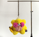Topaz Monkey Bag Charm - Smiley