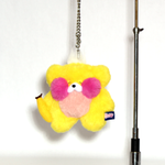 Topaz Monkey Bag Charm - Smiley