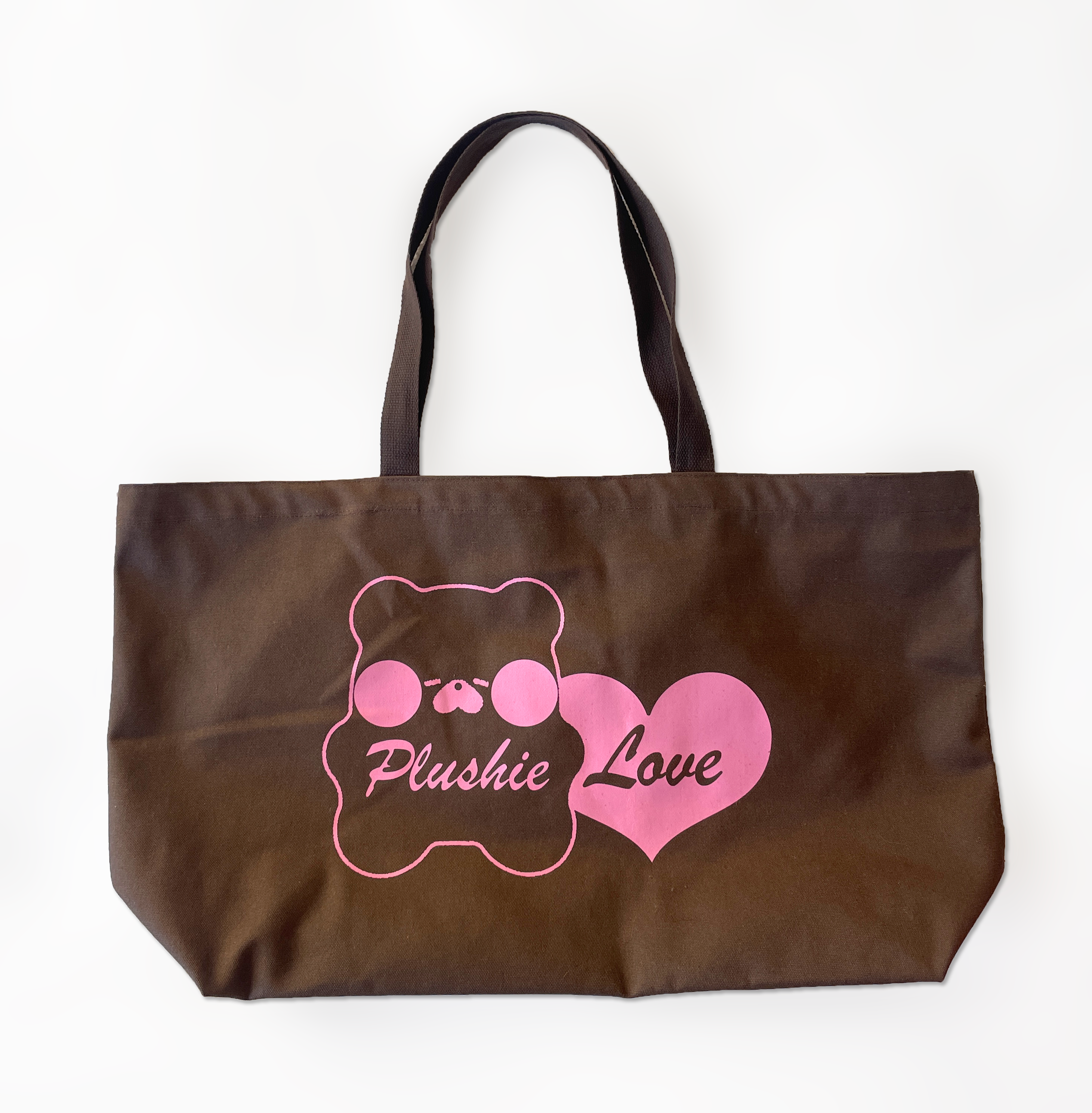 Xtra Large Plushie Tote - Brown