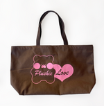 Xtra Large Plushie Tote - Brown