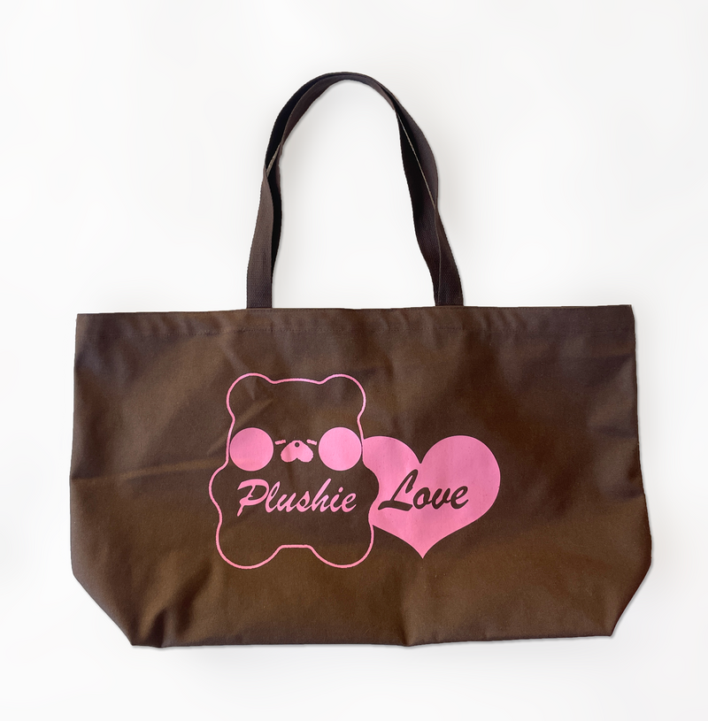 Xtra Large Plushie Tote - Brown